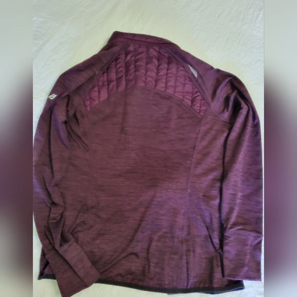 Eddie Bauer Ignitelite Hybrid Jacket in Dark Plum Size Large Tall - Picture 3 of 4
